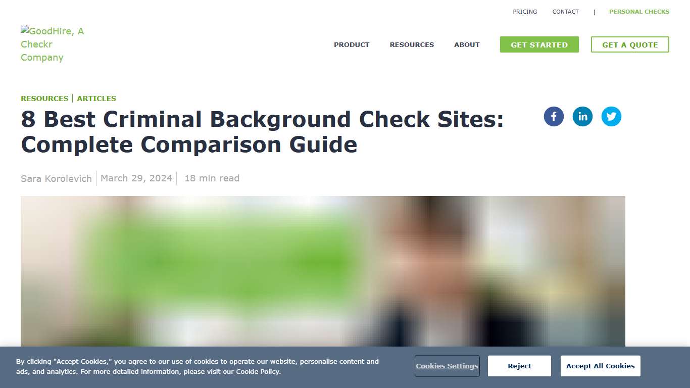 Best Criminal Background Check Sites: Top 8 Providers Compared GoodHire
